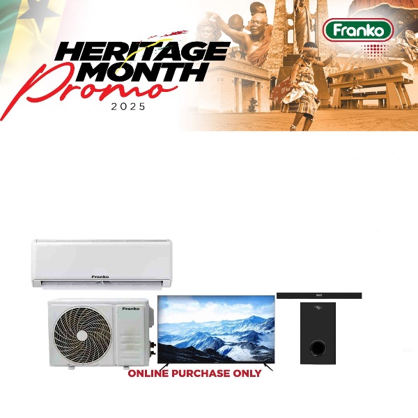 Franko Ac 1.5HP plus Franko 43” Tv and Itel speaker(XE-SB560)